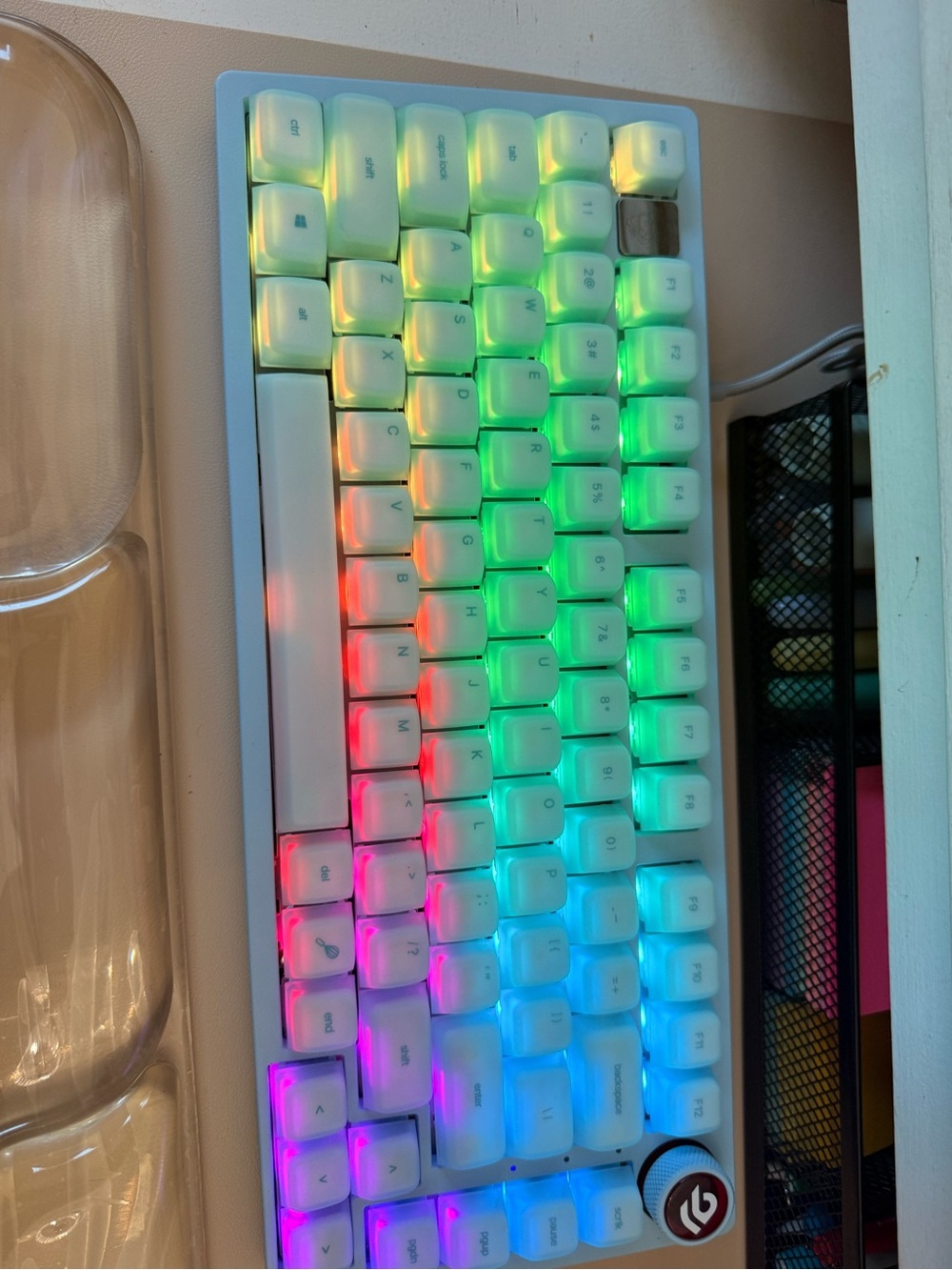 Leobog hi75 keyboard and k21 number pad